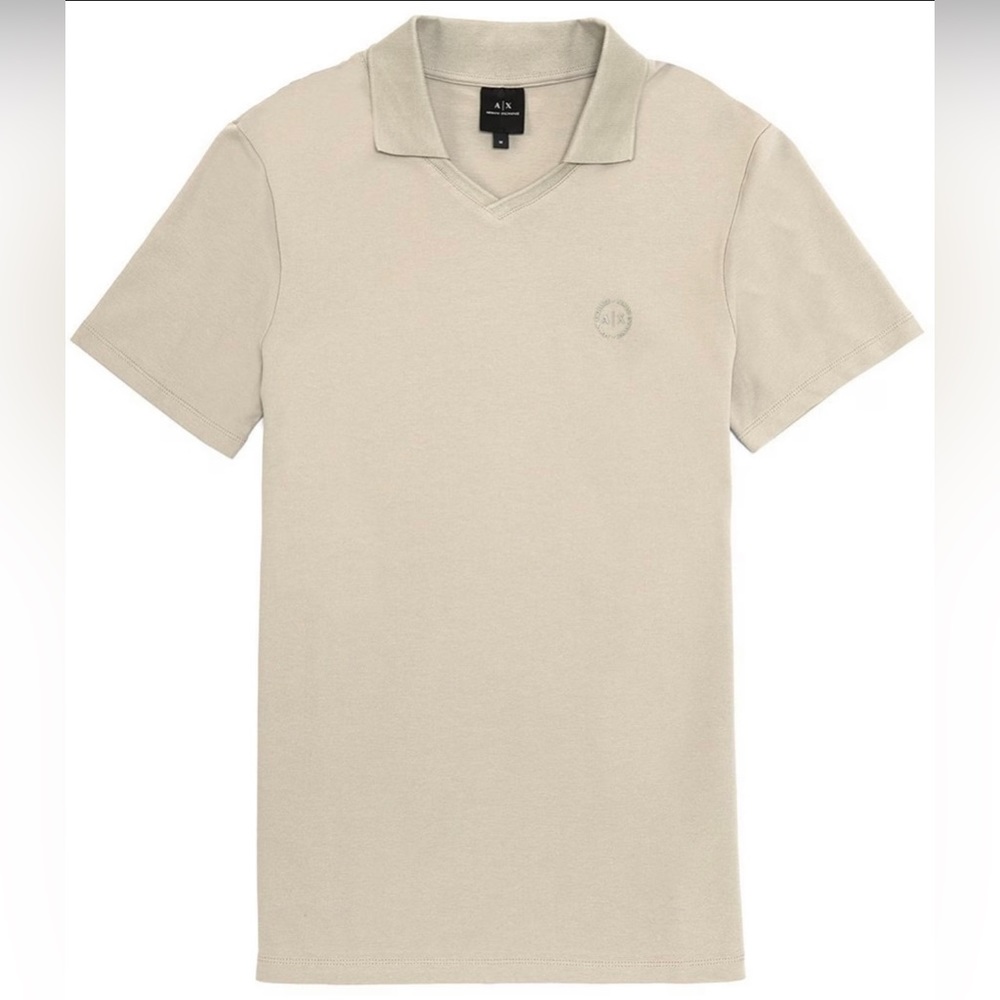 Armani Exchange Johhny Collar Short Sleeve Polo Shirt